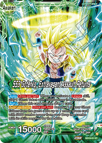 Dragon Ball Super - Zenkai Starter Deck : Green Fusion - SD19 - DracauGames