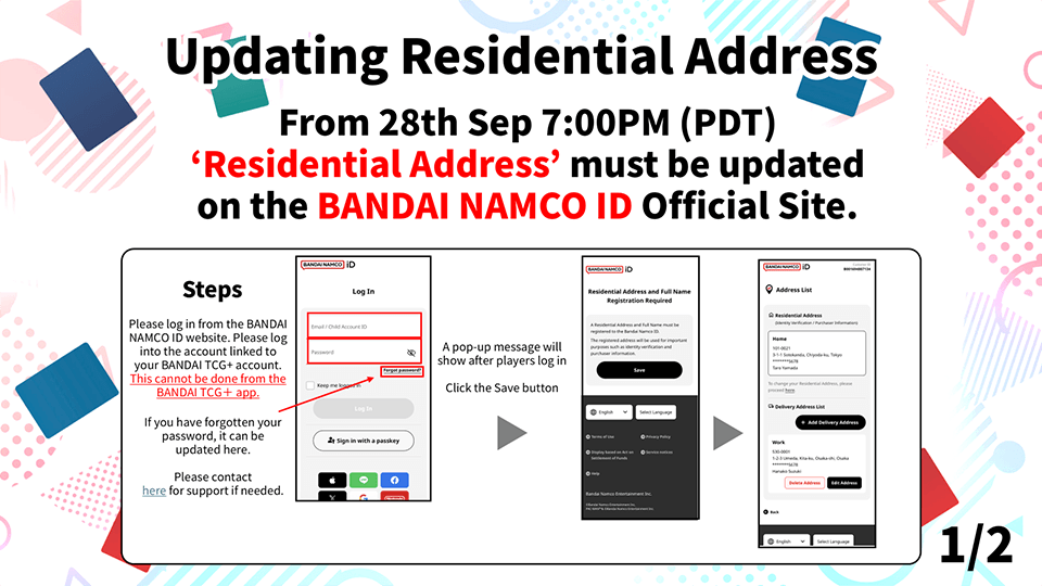 Updating Residential Address