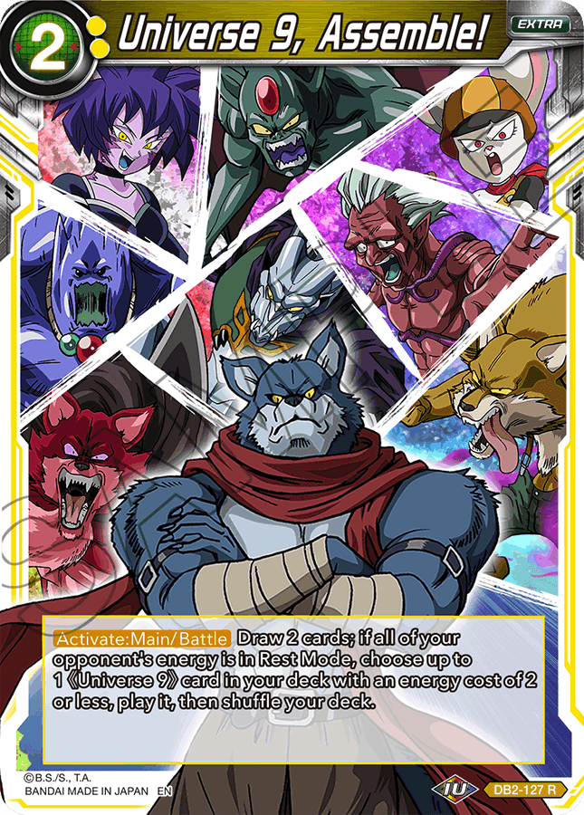 Dragon Ball Super Card Game: Divine Multiverse Checklist