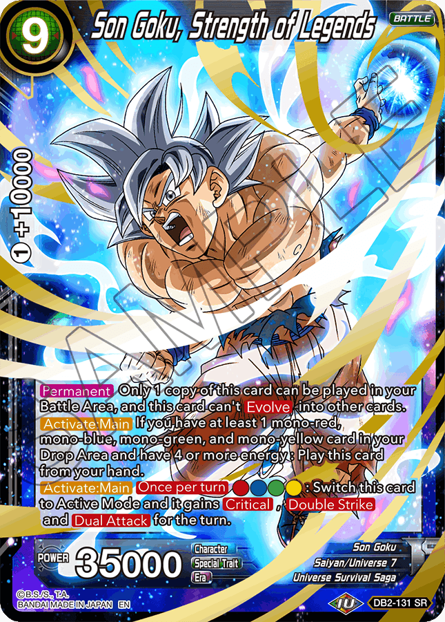 Dragon Ball Super Card Game: Divine Multiverse Checklist