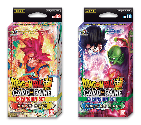 SAIYAN & NAMEKIAN SURGE Expansion Singles (EX09 & EX10) – Foil & Non-Foil Cards