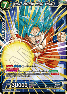 BT1-032 Overflowing Spirit SSGSS Son Goku