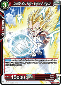 BT2-010 Double Shot Super Saiyan 2 Vegeta