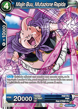 Majin Buu, Mutazione Rapida