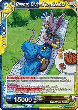 Beerus, Divinità Capricciosa