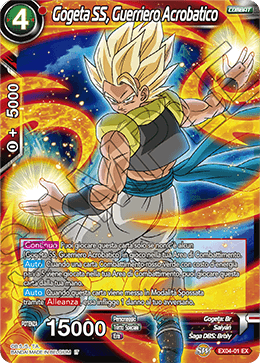 Gogeta SS, Guerriero Acrobatico