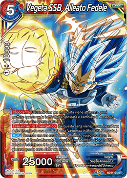 Vegeta SSB, Alleato Fedele