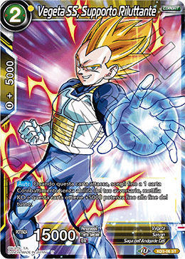 Vegeta SS, Supporto Riluttante